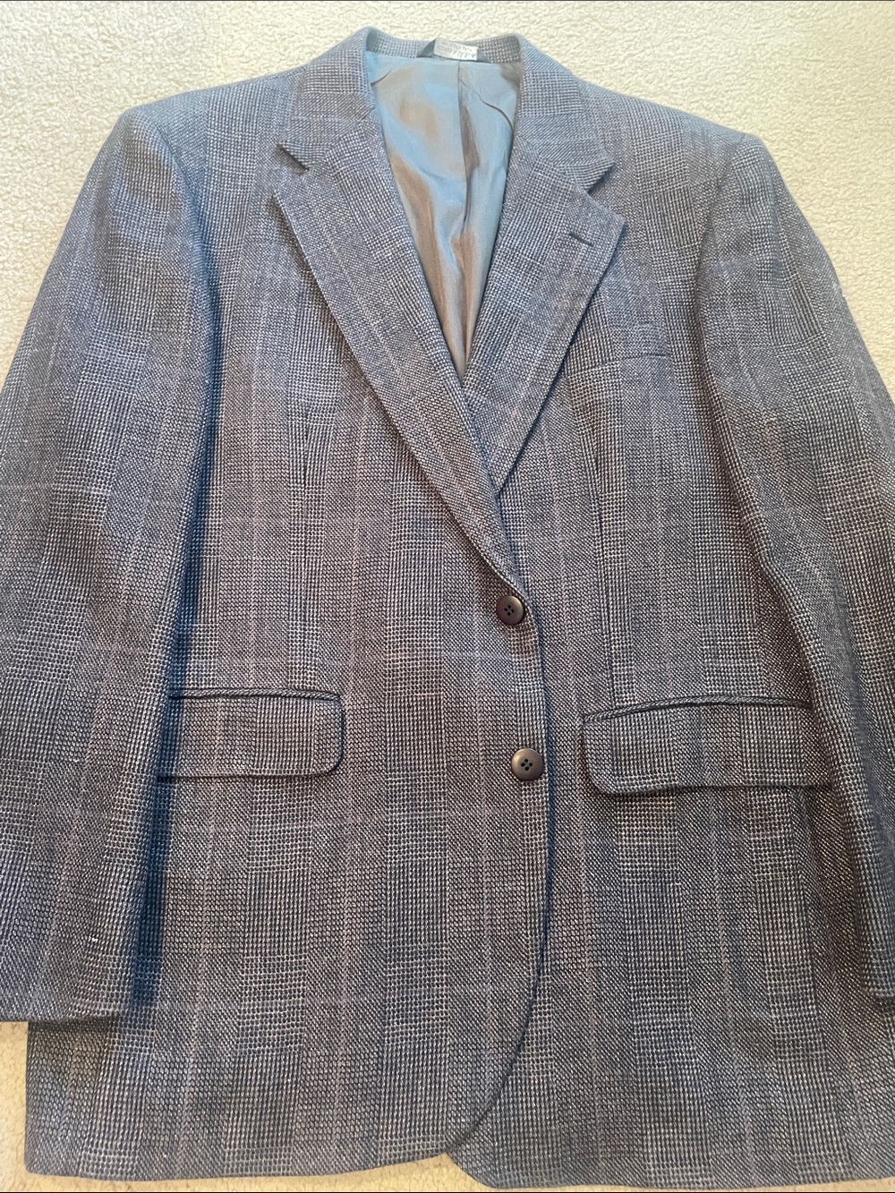 Vintage Botany 500 Men's Tweed Two-Button Blazer
